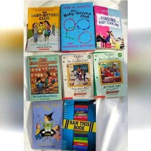 :* Mix lot of 8 books girl characters baby sitters club finding ruby starling...